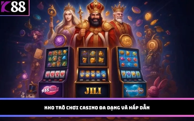Kho trò chơi casino đa dạng và hấp dẫn
